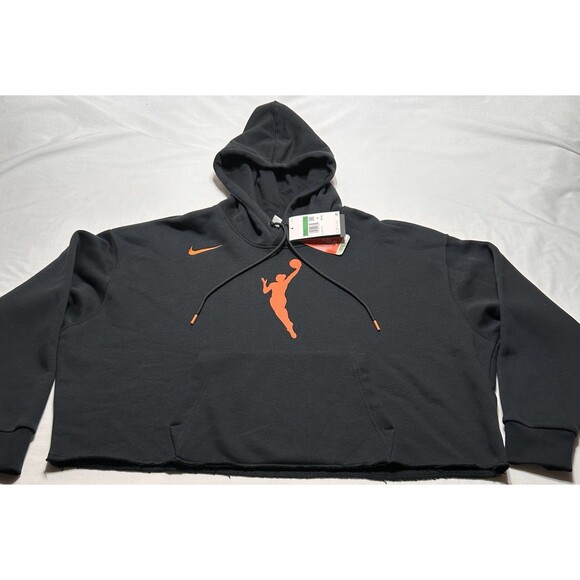 WNBA Nike Women’s Jump Woman Cropped Pullover Hoodie Size XL DV6450-820 NWT New - Picture 1 of 12